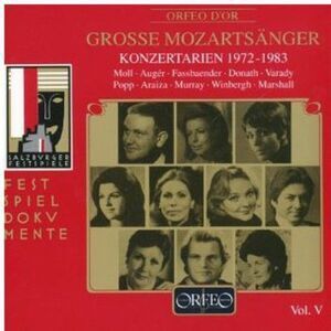 W.a. Mozart - V 5: Konzertarien 1972-1983  CD